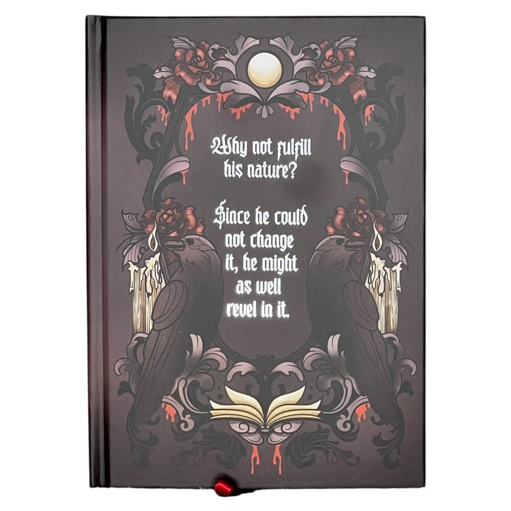 OwlCrate The Vampire Diaries Lined Journal - L.J. Smith August 2025 YA Box Item